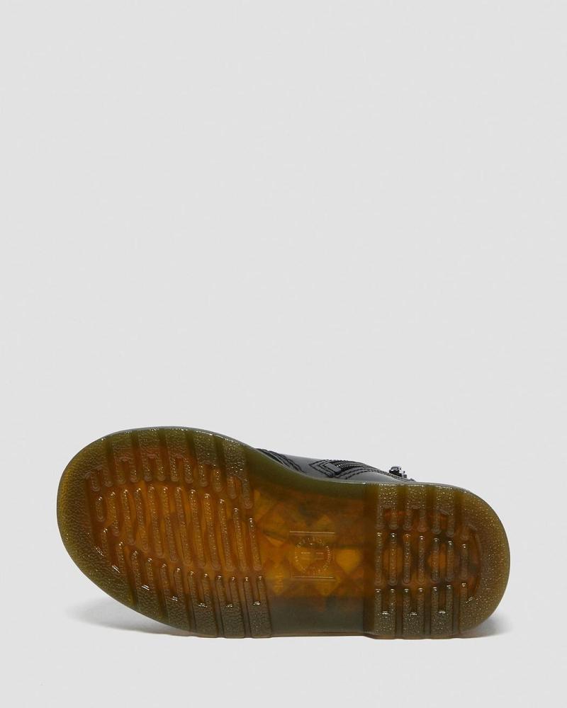 Dr Martens Toddler 1460 Harper Lær Fritidsstøvler Barn Svarte | Norge 158AHK